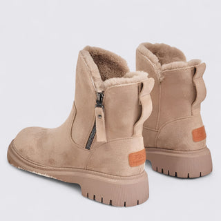 Gefütterte Stiefeletten mit Reißverschluss für Damen