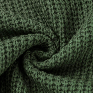 Gerippter Langarm-Pullover gerade Passform für Damen