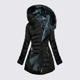 Gesteppte Jacke mit Kapuze für Damen