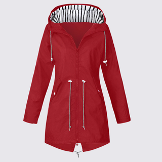 Kapuze Reißverschluss Jacke für Damen