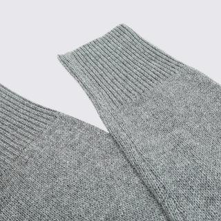 Lockere Strickjacke mit Kapuze und Knopfleiste für Damen