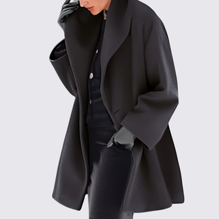 Offene Front A-Linie Mantel für Damen