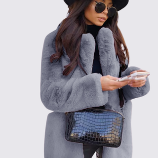 Offene Front Gerader Mantel für Damen