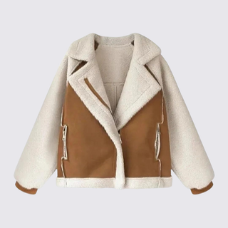 Revers Reißverschluss Jacke für Damen