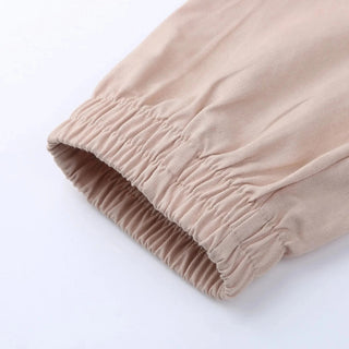 Schlanke Hose mit Gummizug und Taschen für Damen