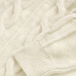 Schlichter Langarm-Pullover mit V-Ausschnitt für Damen