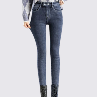 Schmale Jeans mit Taschen für Damen