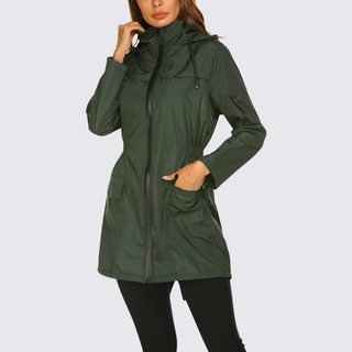 Taillierte Jacke mit Kapuze für Damen