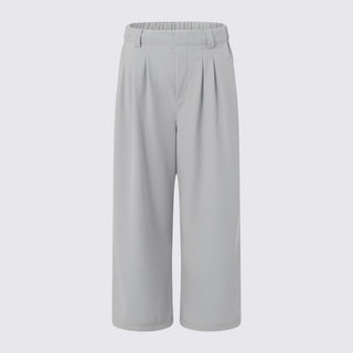 Weitbeinige Hose mit hohem Bund für Damen