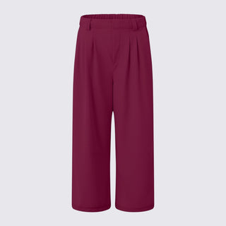 Weitbeinige Hose mit hohem Bund für Damen