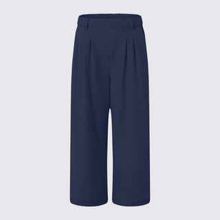Weitbeinige Hose mit hohem Bund für Damen