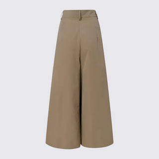 Weitbeinige Hose mit hohem Bund für Damen