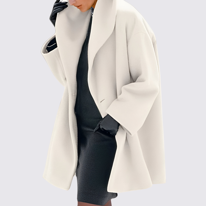 Damen A-Linie Mantel – Offene Front – Elegantes Design