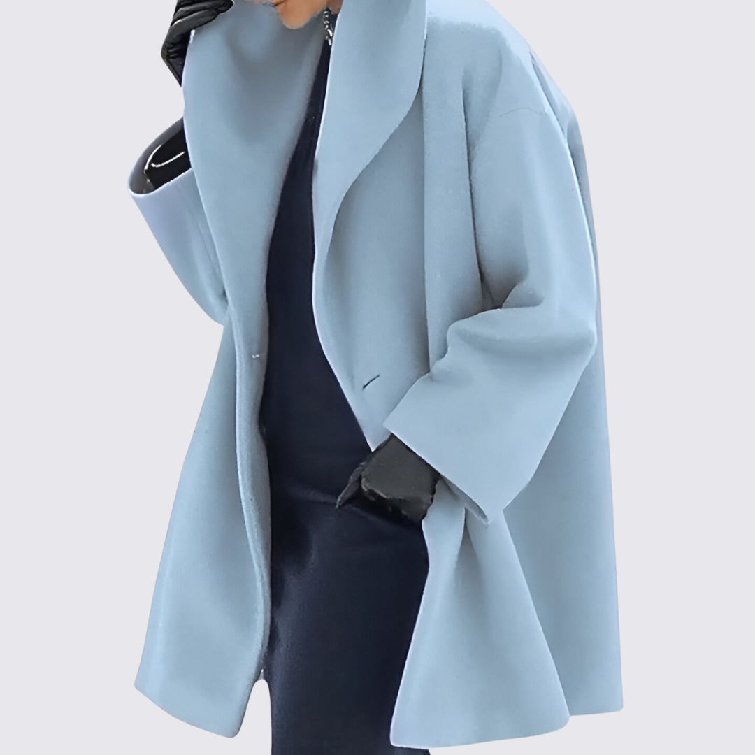 Damen A-Linie Mantel – Offene Front – Elegantes Design