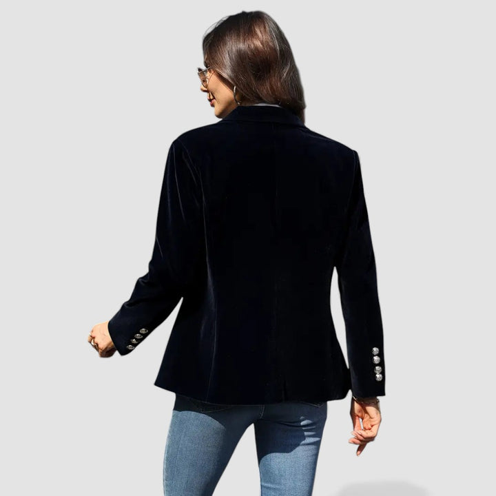 Damen Blazer Jacke – Tailliert Geschnitten – Langarm mit Knopfverschluss