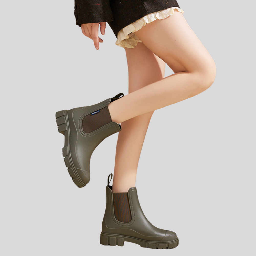 Damen Chelsea Boots – Knöchelhoch – Profilsohle