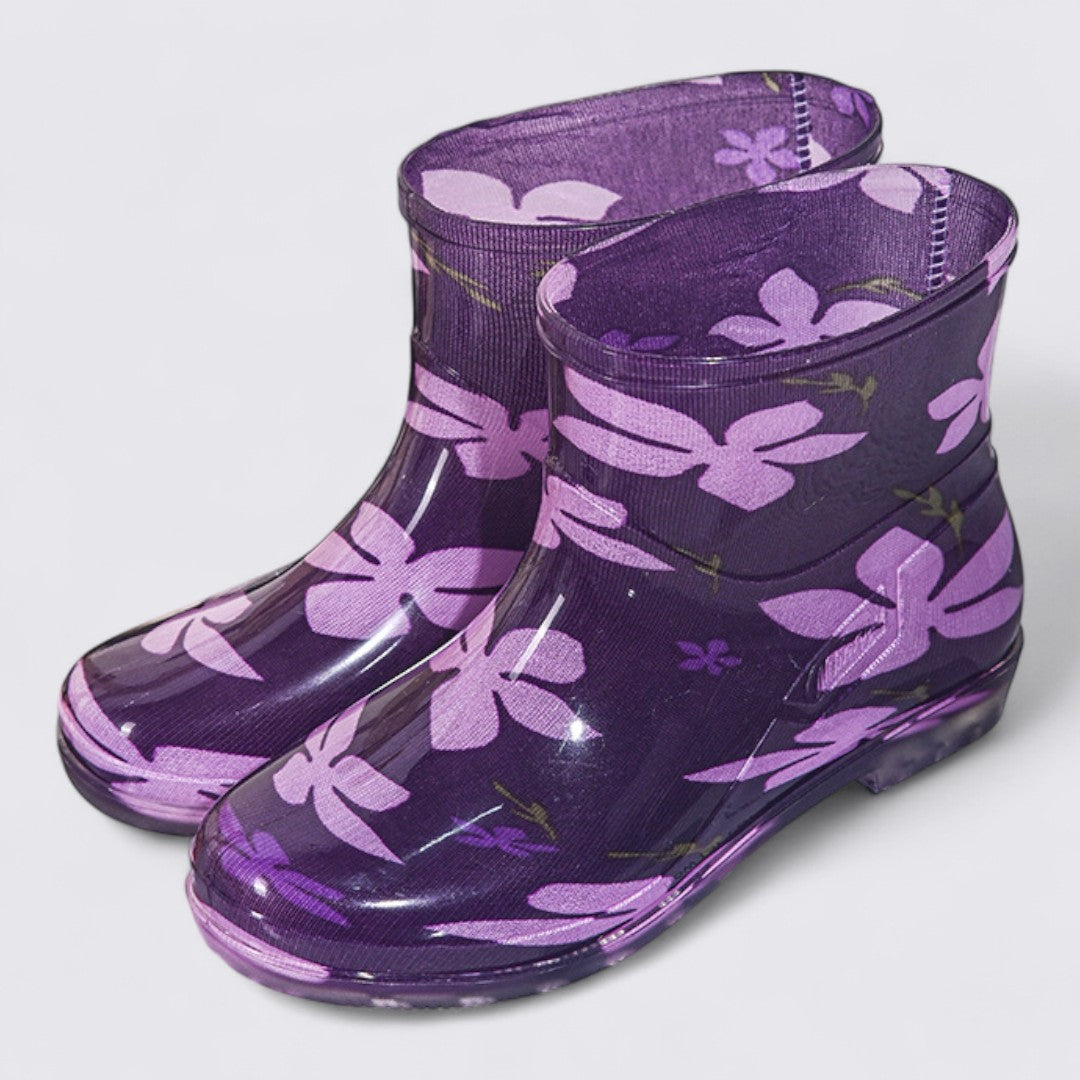 Damen Gummistiefel – Knöchelhoch – Weite Passform