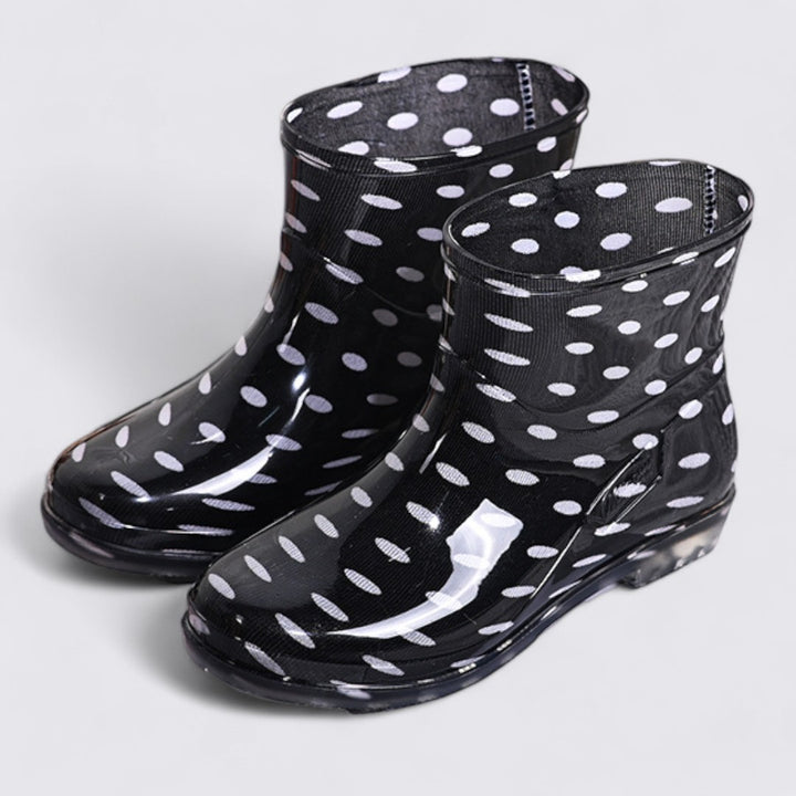 Damen Gummistiefel – Knöchelhoch – Weite Passform