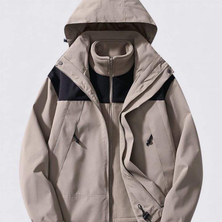 Damen Jacke mit Kapuze – Reißverschluss Jacke – Langer Schnitt