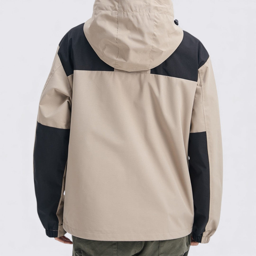 Damen Jacke mit Kapuze – Reißverschluss Jacke – Langer Schnitt