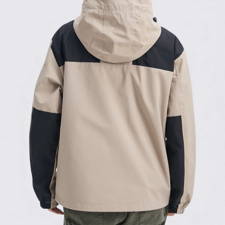 Damen Jacke mit Kapuze – Reißverschluss Jacke – Langer Schnitt