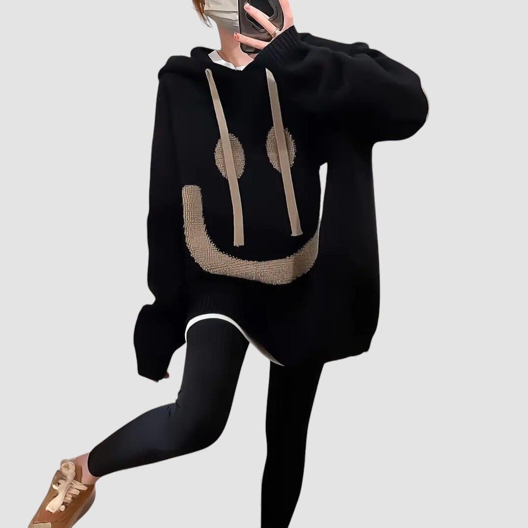 Damen Pullover mit Stehkragen – Strick Pullover – Langarm