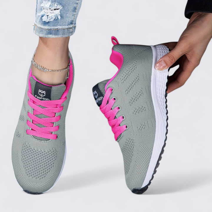 Damen Sneaker – Leichte Sportschuhe – Bequeme Schnürschuhe