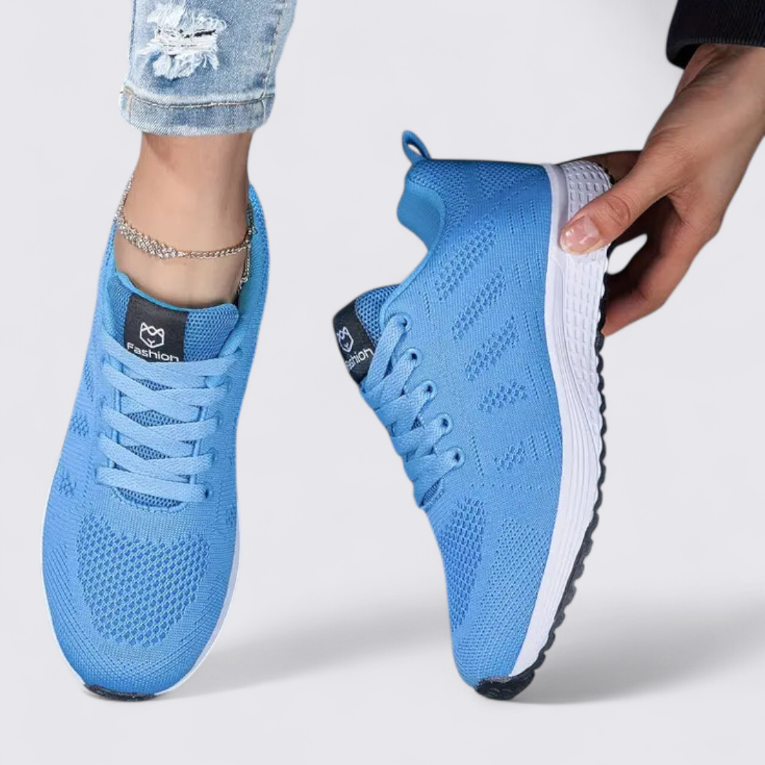 Damen Sneaker – Leichte Sportschuhe – Bequeme Schnürschuhe