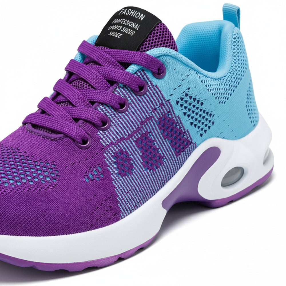 Damen Sneaker mit Schnürung - Sport Sneaker - Fitness