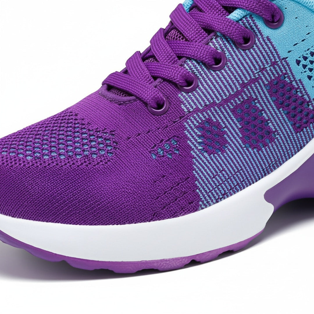 Damen Sneaker mit Schnürung - Sport Sneaker - Fitness