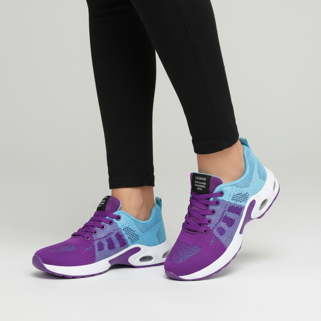 Damen Sneaker mit Schnürung - Sport Sneaker - Fitness