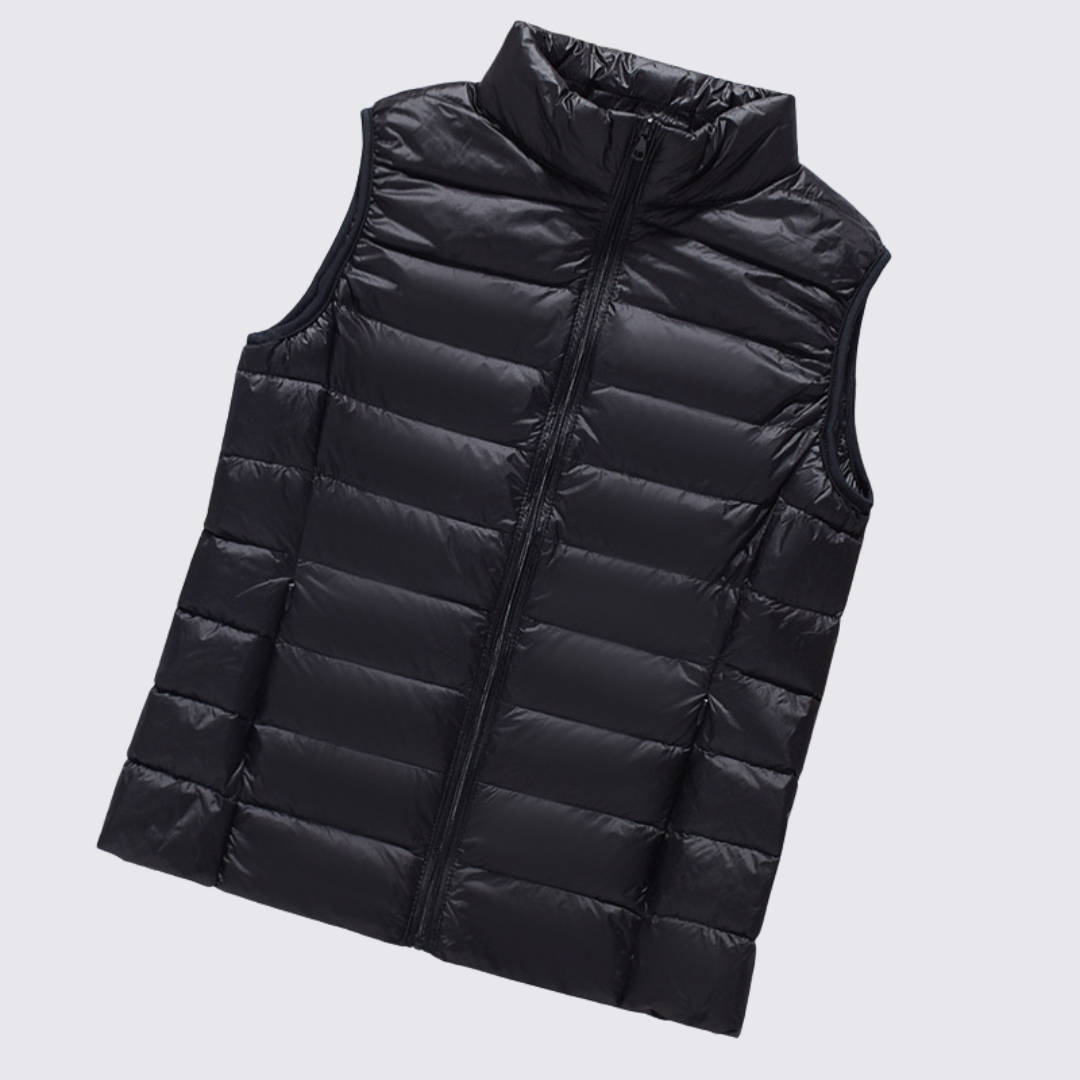 Damen Steppweste mit Stehkragen – Leicht gefüttert – Modern