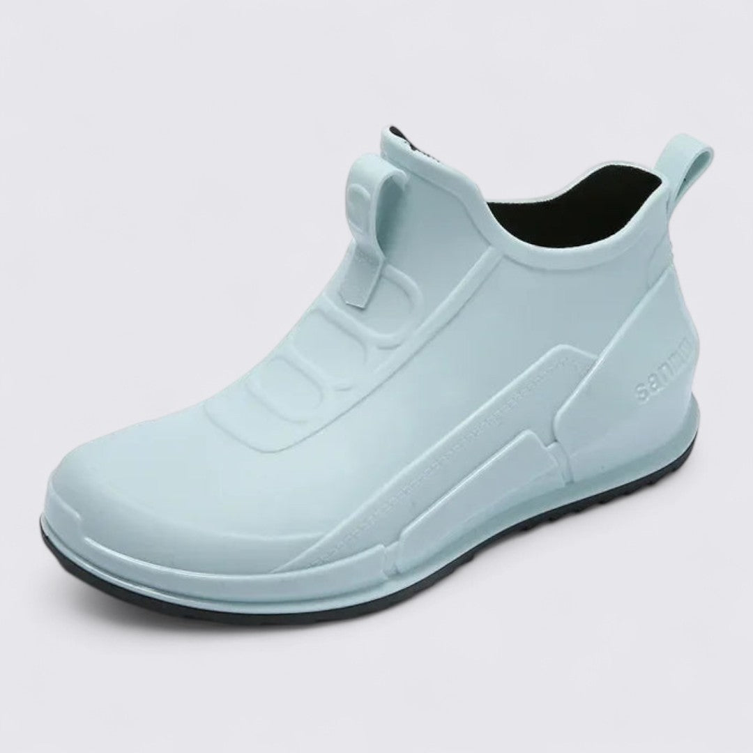 Damen Stiefel mit Gummisohle – Knöchelhoch – Schmaler Schnitt