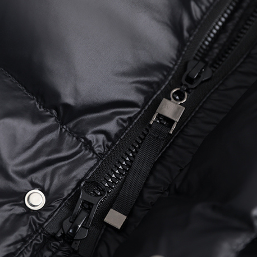 Damen Winterjacke mit Kapuze – Gefütterte Jacke – Lang Geschnitten