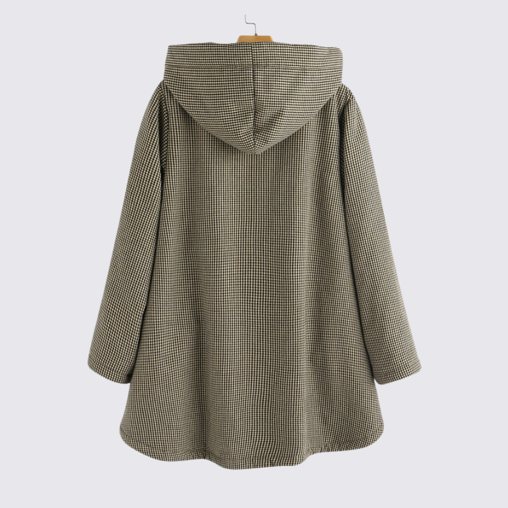 Gefütterte Jacke mit Kapuze und Taschen für Damen