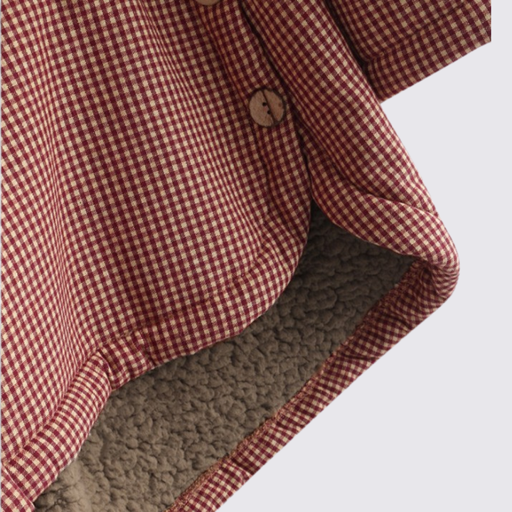 Gefütterte Jacke mit Kapuze und Taschen für Damen