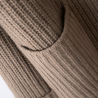 Gerippte Strickjacke mit Taschen für Damen