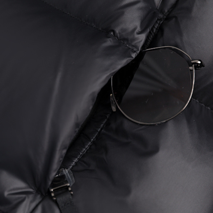 Gesteppt Kapuze Parka für Damen