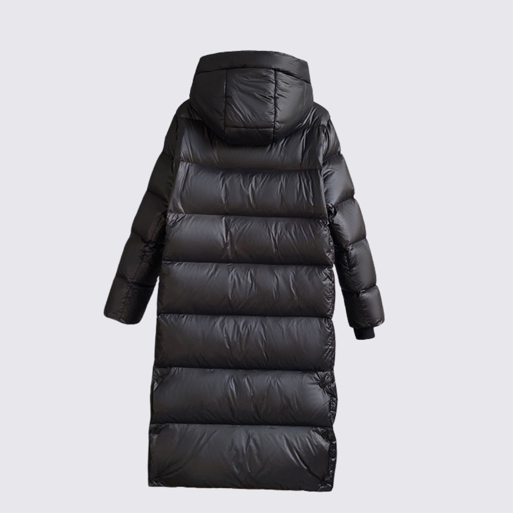 Gesteppt Kapuze Parka für Damen