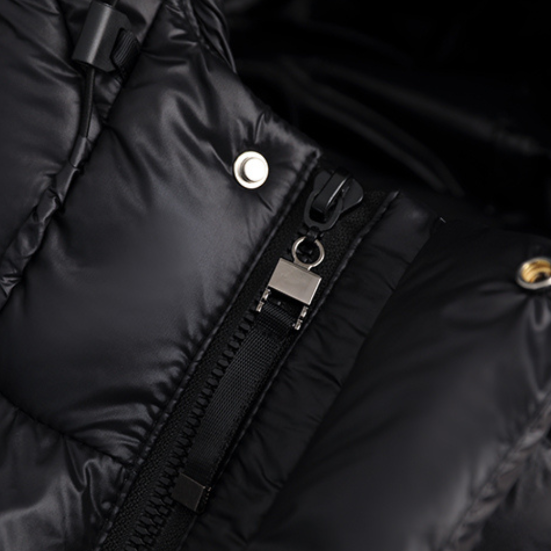 Gesteppt Kapuze Parka für Damen