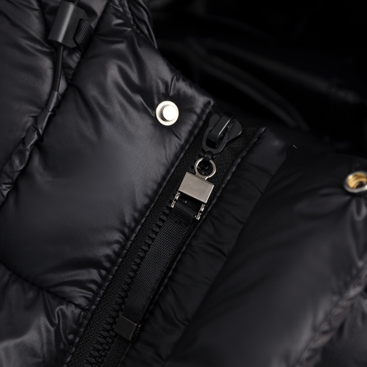 Gesteppt Kapuze Parka für Damen