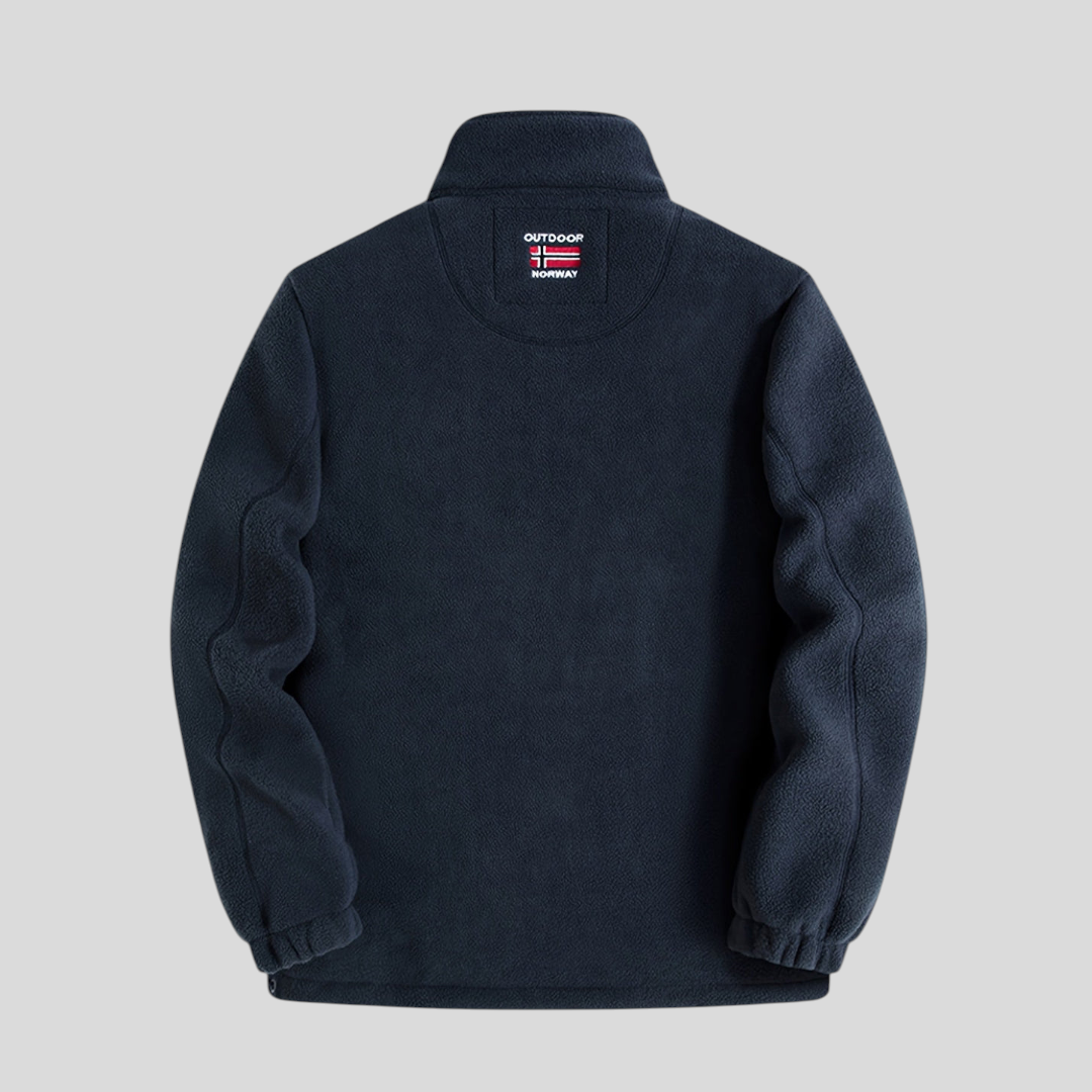 Herren Jacke mit Reißverschluss - Klassischer Jacke - Taschen Vorne