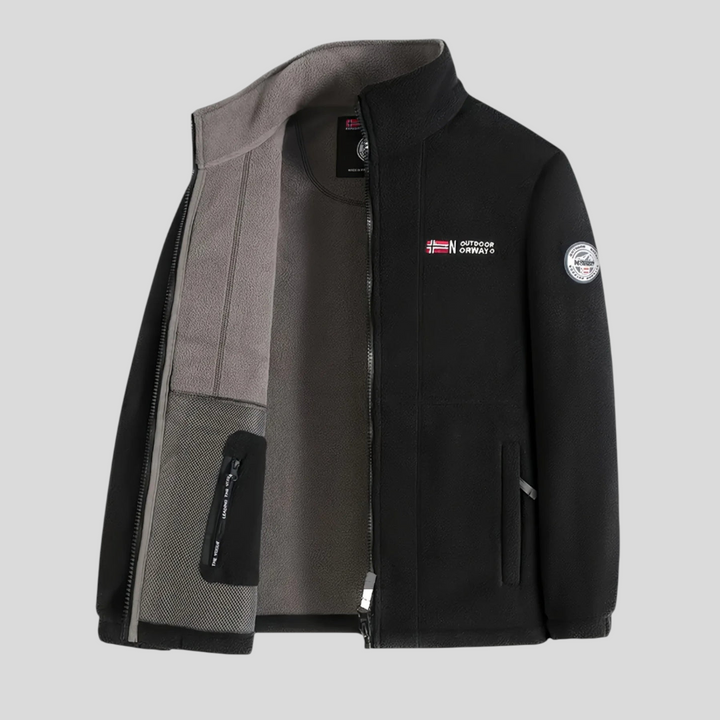 Herren Jacke mit Reißverschluss - Klassischer Jacke - Taschen Vorne