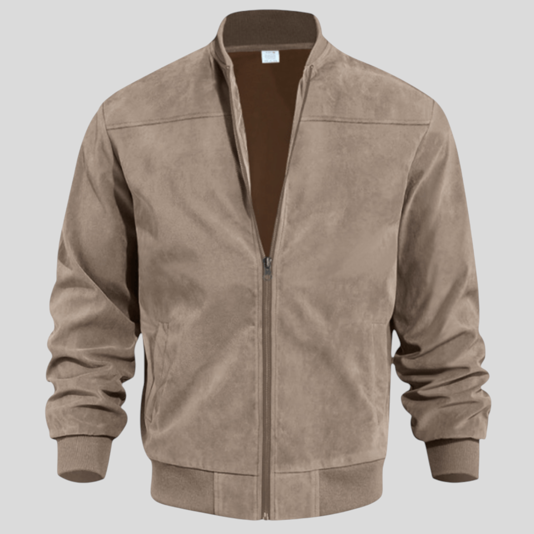 Herren Jacke mit Reißverschluss - Moderner Jacke - Taschen Vorne