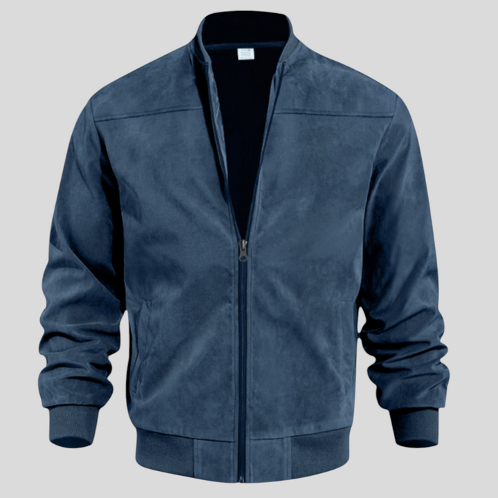 Herren Jacke mit Reißverschluss - Moderner Jacke - Taschen Vorne