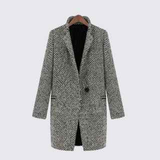 Langarm-Mantel mit Knopfleiste für Damen