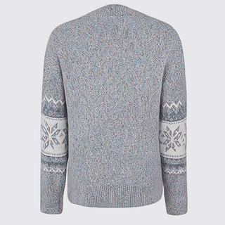 Langarm-Pullover mit Rundhalsausschnitt für Damen