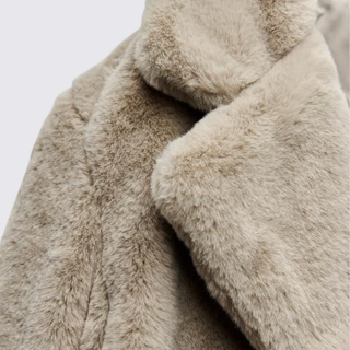 Revers Knopfleiste Mantel für Damen