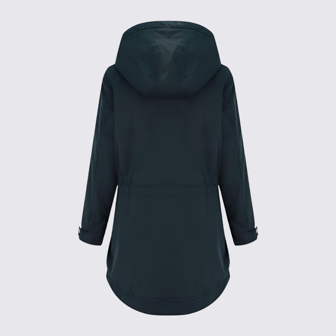 Taillierte Jacke mit Kapuze für Damen