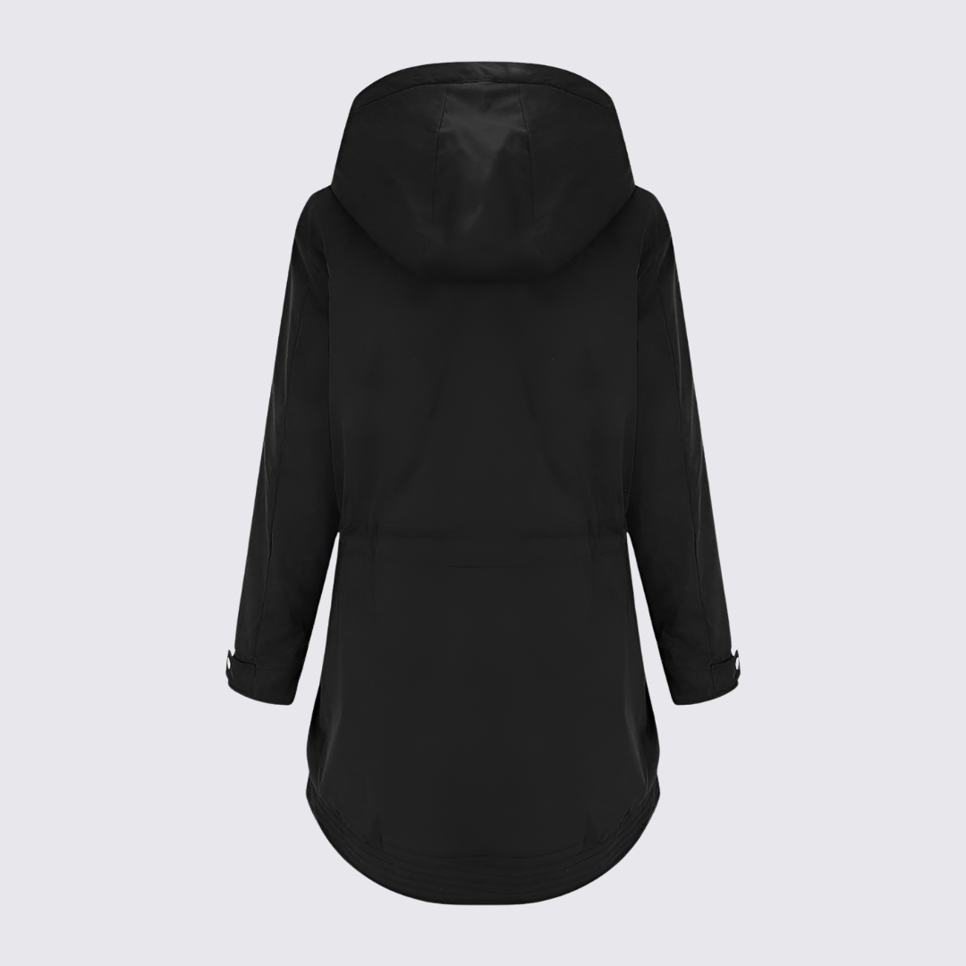 Taillierte Jacke mit Kapuze für Damen